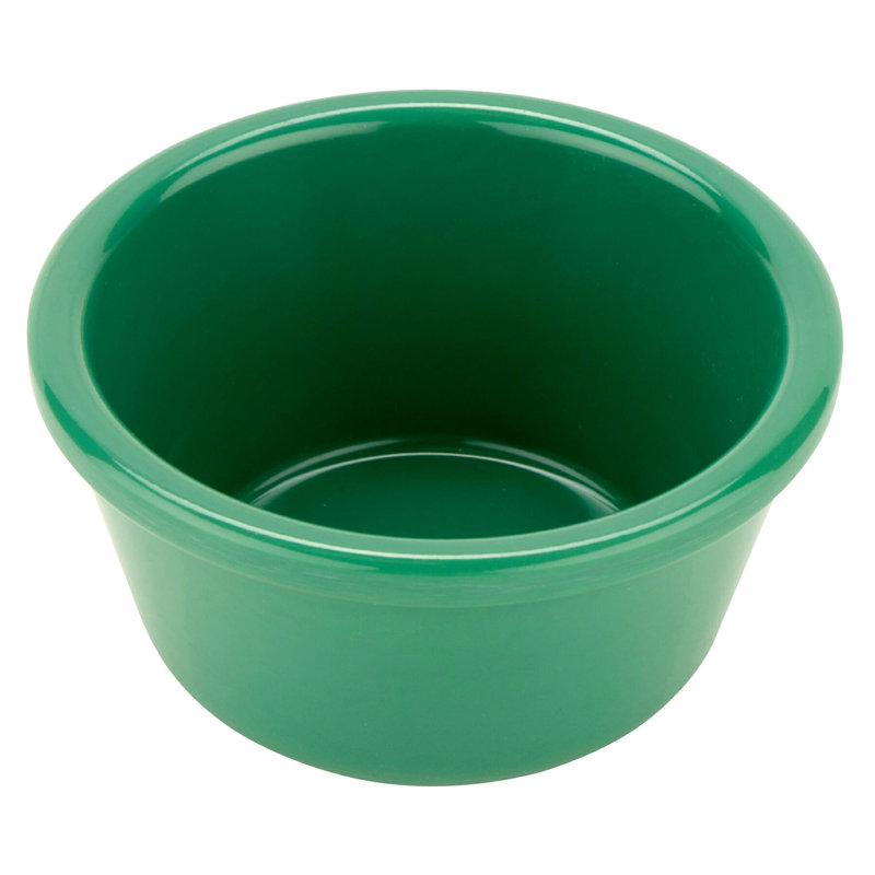 G.E.T. Melamine 12 Piece Ramekin / Soufflé Dish Bakeware Set, Green