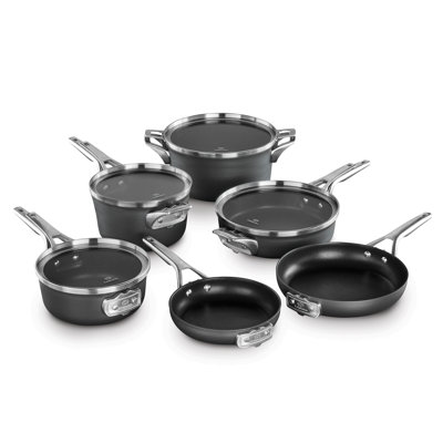 Calphalon 10 Piece Hard-Anodized Aluminum Non Stick Cookware Set