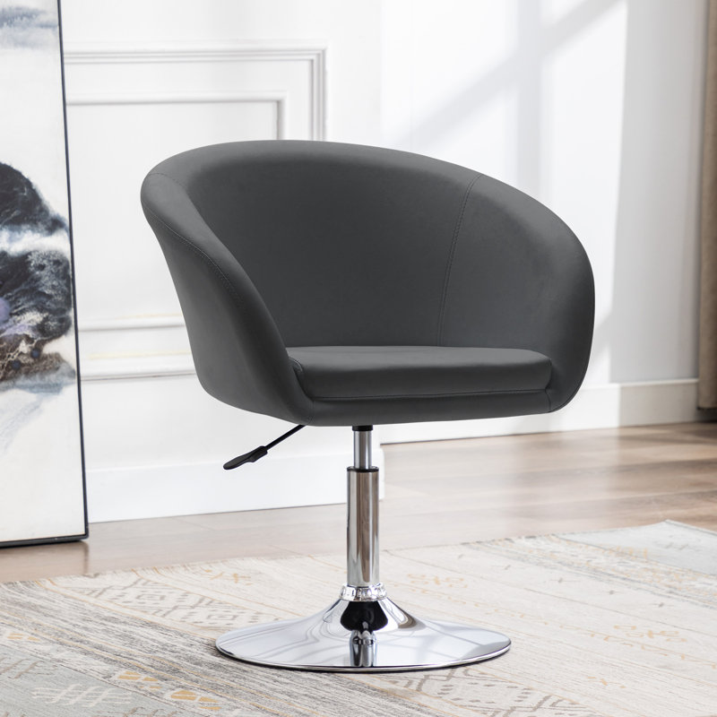 Fauteuil demi-tonneau rotatif Bagarm, Gris