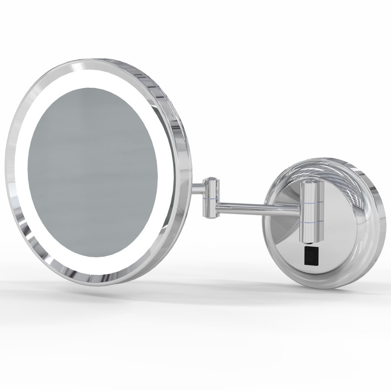 Miroir grossissant lumineux Camrynne, Chrome