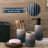 4-piece set of bathroom accessories