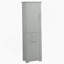 Grande armoire de rangement pour salle de bain, armoire de rangement autoportante avec deux tiroirs de taille différente et tablette réglable-1166308802-1158251773