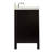 Ariel Cambridge 36 In. Left Offset Vanity With 2 In. Carrara Marble Countertop-105903794