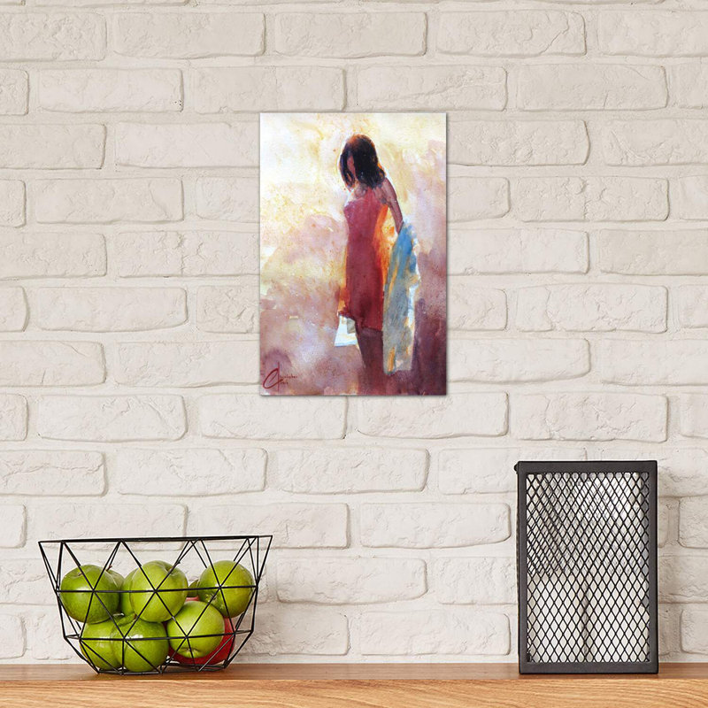 «Soft Beauty» par Christopher Clark, reproduction d'art, Toile tendue, H 12 po x l 8 po x P 0,75 po