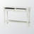 Altha 2-Drawer Console Table in White Finish with Spindle Legs, 32.15" H X 45.1" W X 12.81" D-1064770325