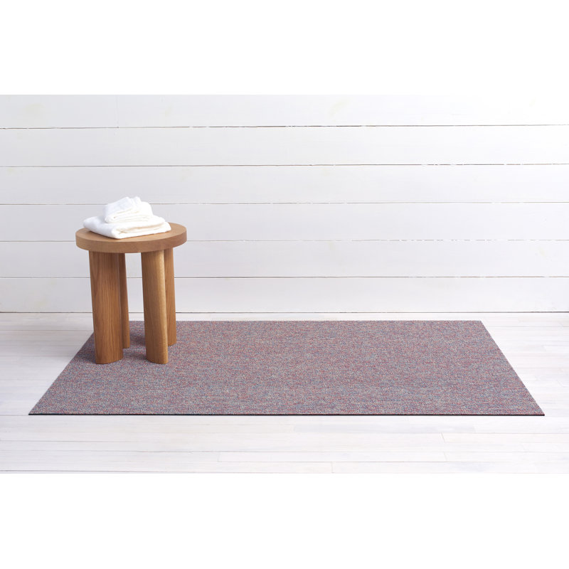Chilewich Easy Care Heathered Shag Doormat, Gray, 0.27" H x 24" W x 36" D