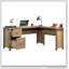 Bureau spacieux en forme de L avec une surface épaisse de 1 pouce pour une productivité et un style améliorés, parfait pour le bureau à domicile et les espaces d'étude.