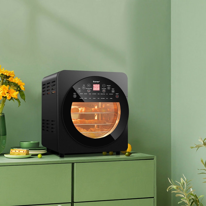 Costway 15.5 Quarts Air Fryer Oven, Black