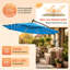 Parasol d'extérieur en porte-à-faux à DEL 10 pi-1228011664