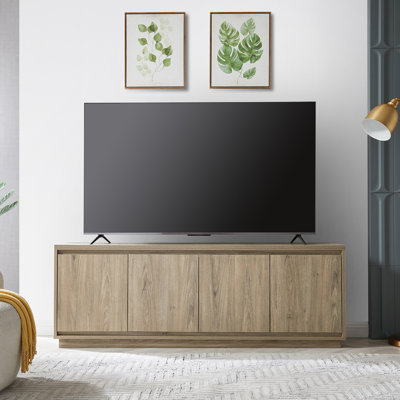 Meuble télé Presque pour téléviseur de 75 po ou moins en chêne gris antique