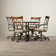 Jefferson 45" Round Table 5 Piece Swivel Dining Set