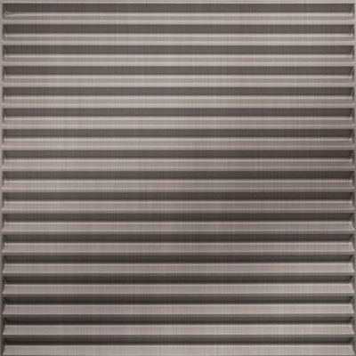 Ondulé 2 pi x 2 pi Tuile de plafond à poser en PVC Lite