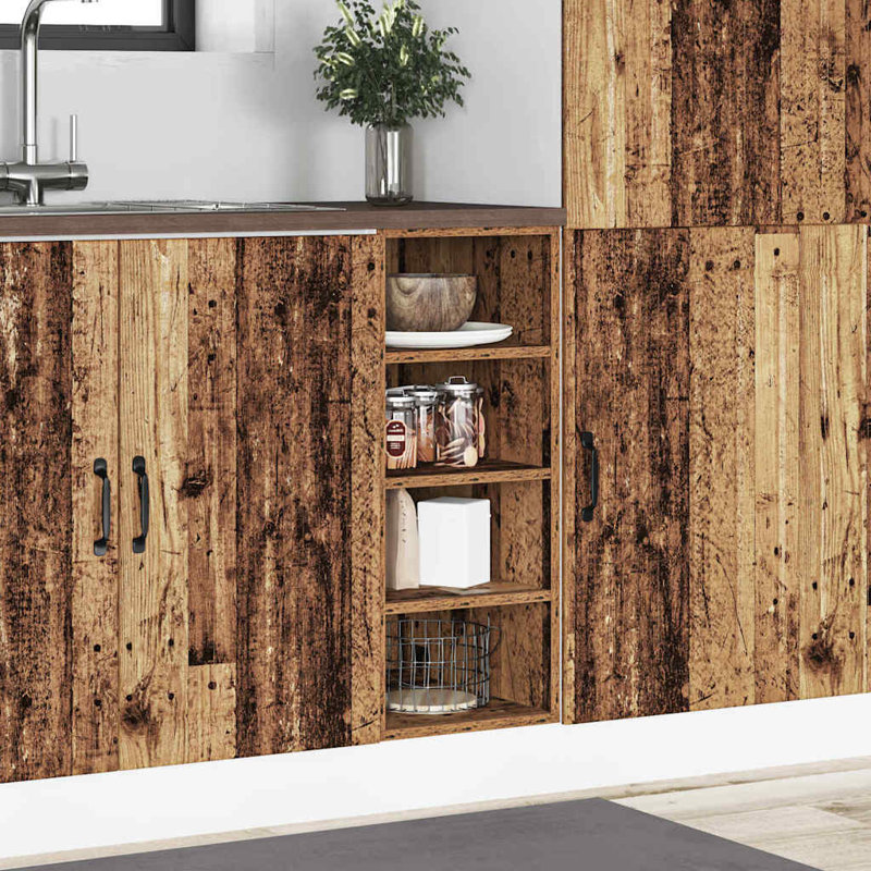 Soinski Bottom Cabinet Riga 30x44.5x81.5 cm Engineered Wood, Old Wood