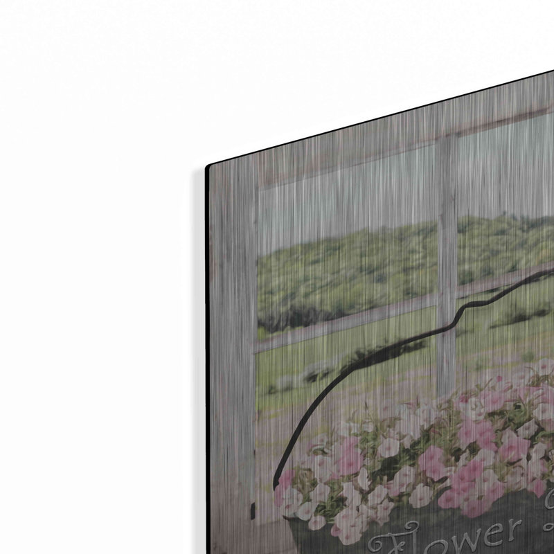 «Flower Boutique» par Lori Deiter, art mural en métal, H 12 po x l 16 po