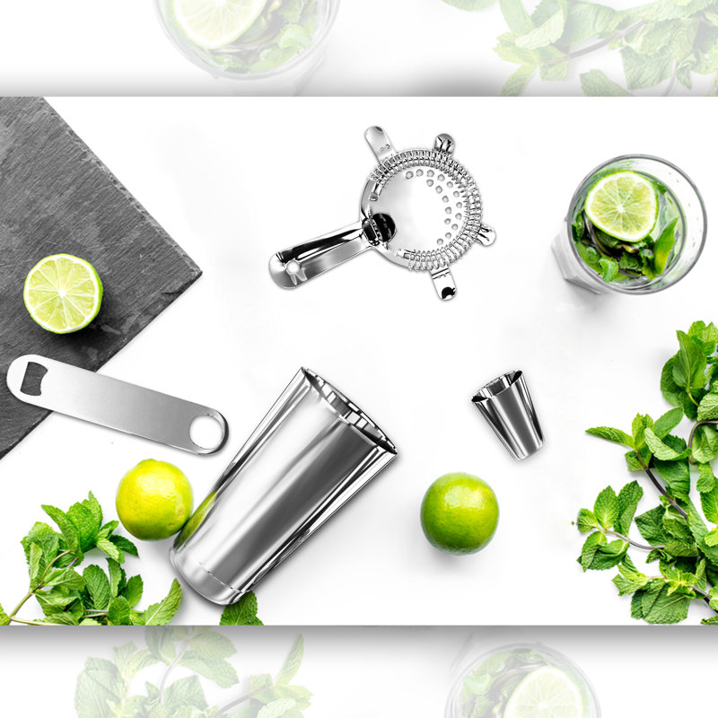 Shaker en acier inoxydable