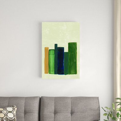 " Green Books " Painting Print