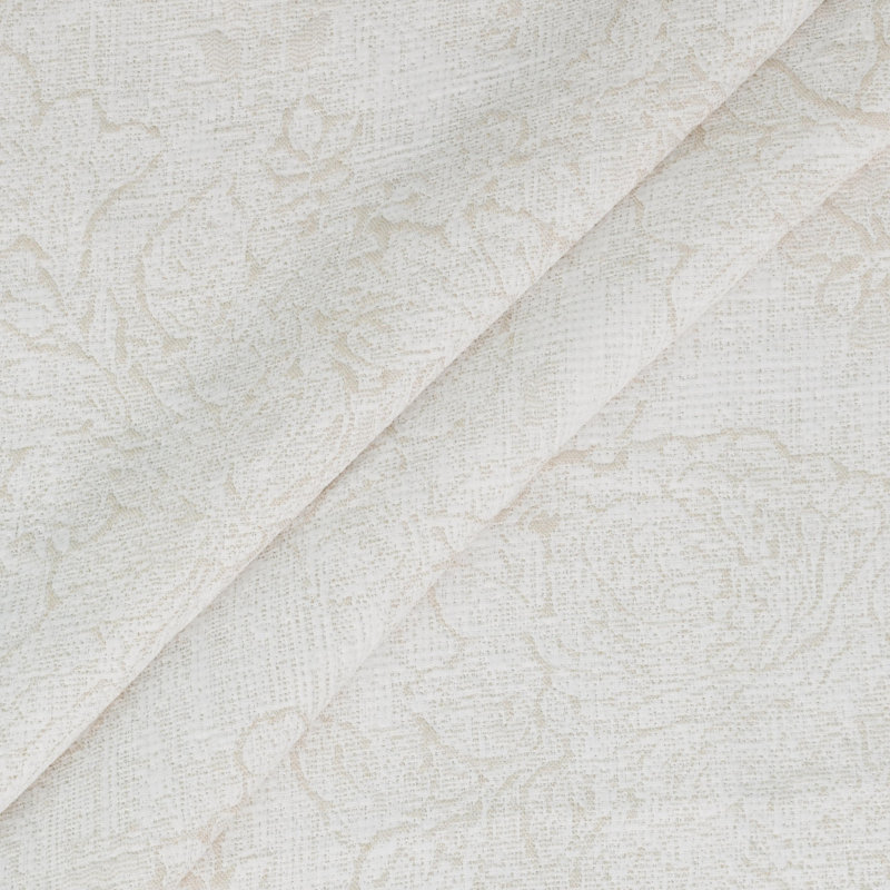  Rideau de douche Shelley, Motif floral taupe