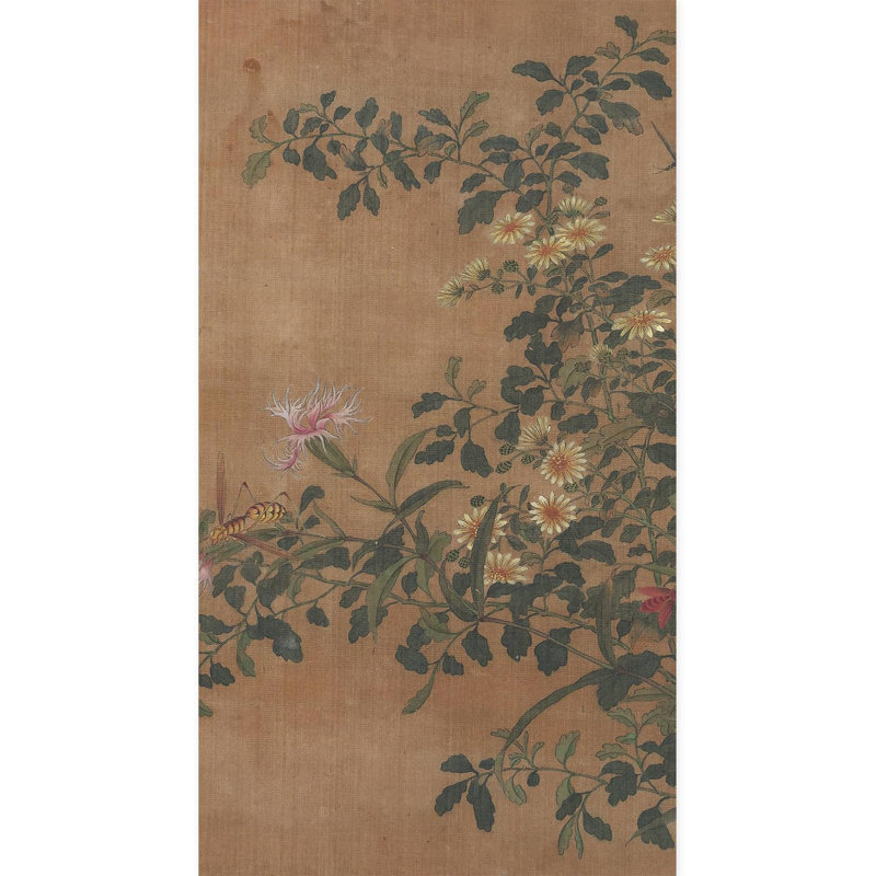 Peel & Stick Floral Border, 132" L x 72" W