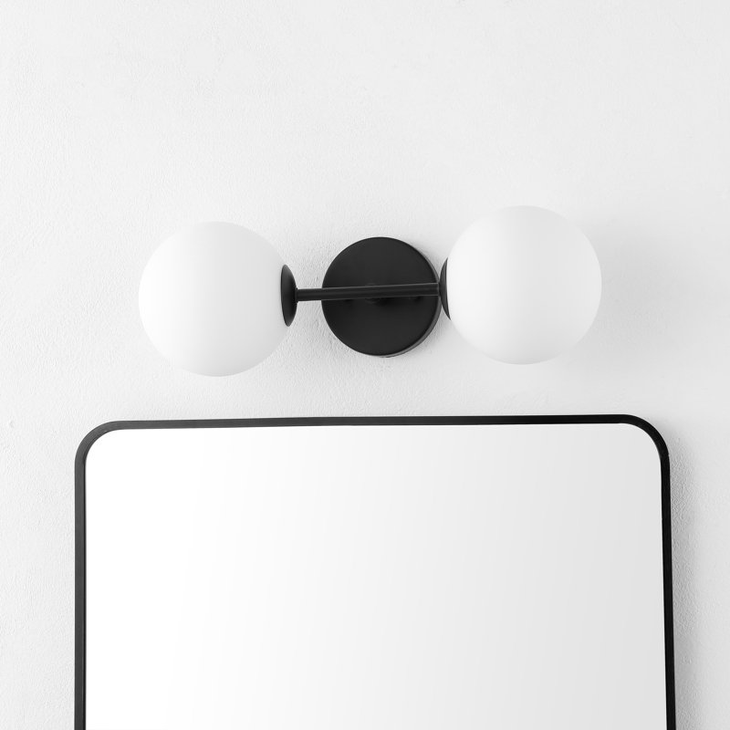 Jaina 2 - Light Armed Sconce, Black