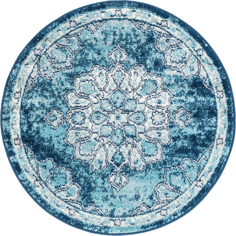 Mirveta Oriental Indoor Rug, Round 3'3"