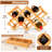 Paradkar 10-Bottle Foldable Bamboo Wine Rack, Freestanding Countertop Wine Bottle Holder, Natural