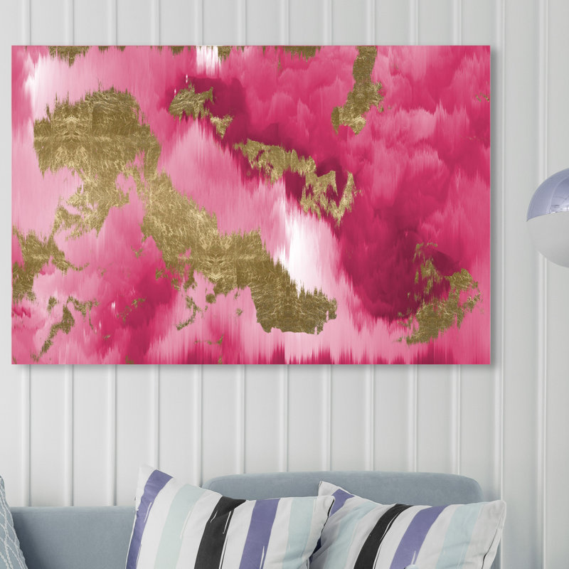 « vivanti gold », art sur toile Mabrey, H 30 po x l 45 po x P 1,5 po