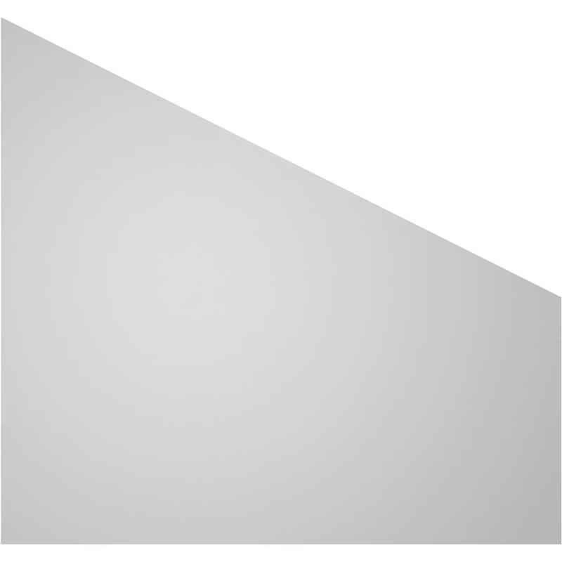 Half Peaked Left Surface Mount Signature Urethane Non-Functional Gable Vent 6/12 Pitch Primed Tan, 32" H x 34" W x 1.5" D