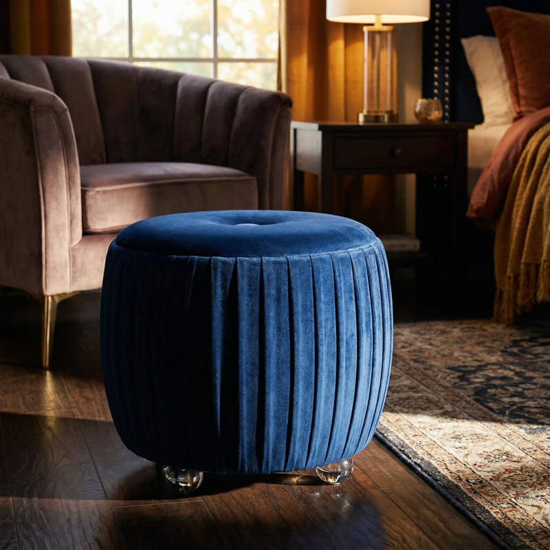 Jost Velvet Ottoman