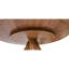 Vera Round Walnut Wood Dining Table