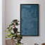 "Graphic Map of Boston", cadre photo, impression sur toile-1042451477-1042451479