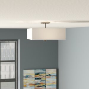 Holloway 3 -Light Semi Flush Mount