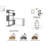 Reversible L-Shape Desk with Shelf-67096767