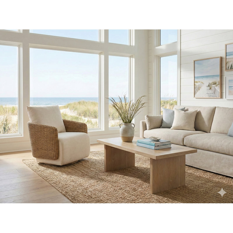 Curated Swivel Armchair