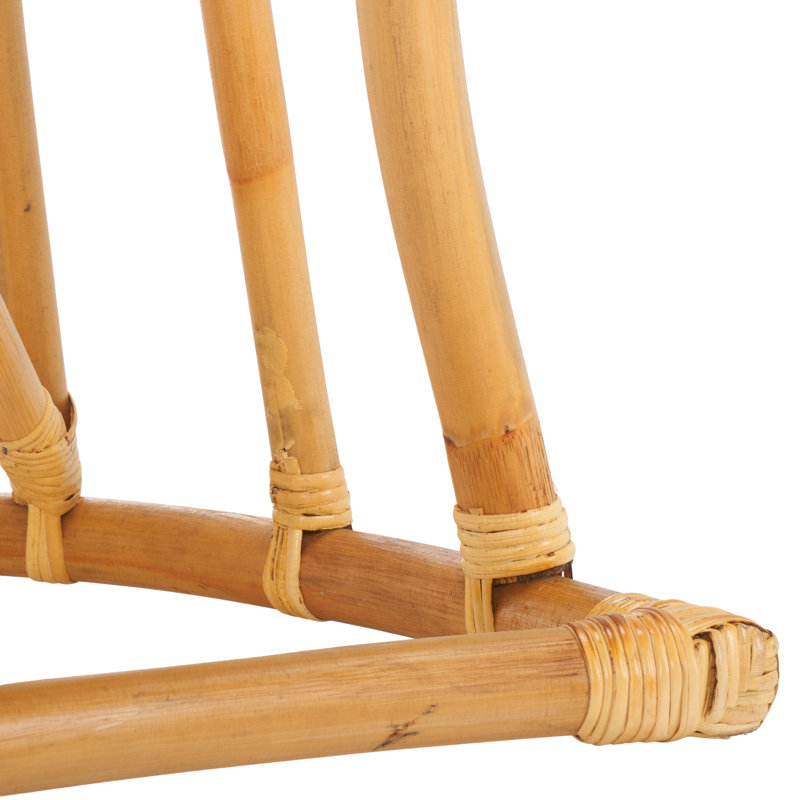 Chaise avec accoudoirs rembourrée en coton Ferryhill, Naturel