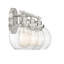 Éclairage pour salle de bain 3 lumières Savoy House Carson en nickel satiné-1043947450-1043947451-1025200956