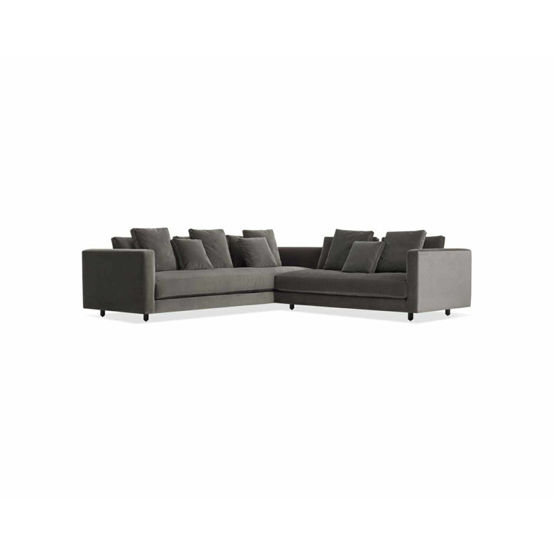 Hands Down Sectional, Right Hand Facing, Tofte Navy, Tofte Navy Polyester Blend