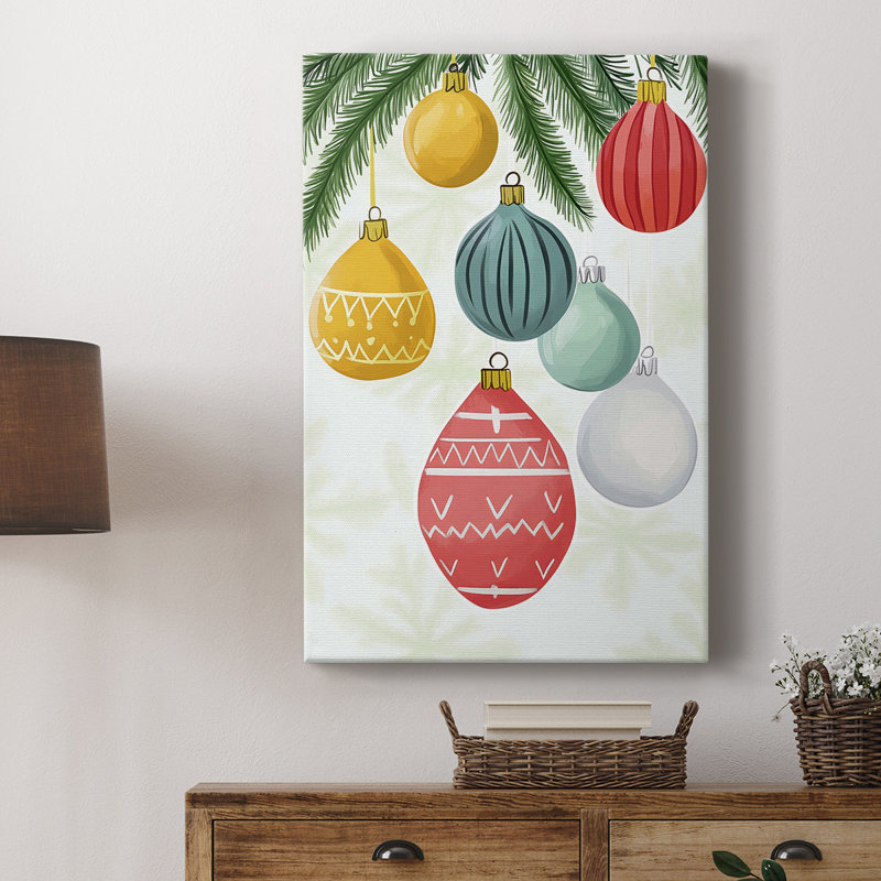 Art de Noël de Noël CV - galerie Cavas sur mesure, H 36 po x l 24 po