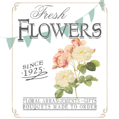Kiosque de fleurs - ouvert