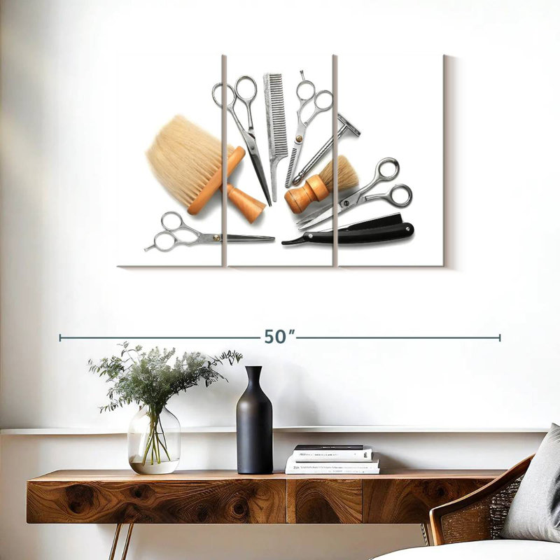 Shuttleworth Barber Set, 24" H x 38" W
