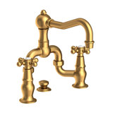 Chesterfield Bathroom Bridge Faucet with Drain Assembly