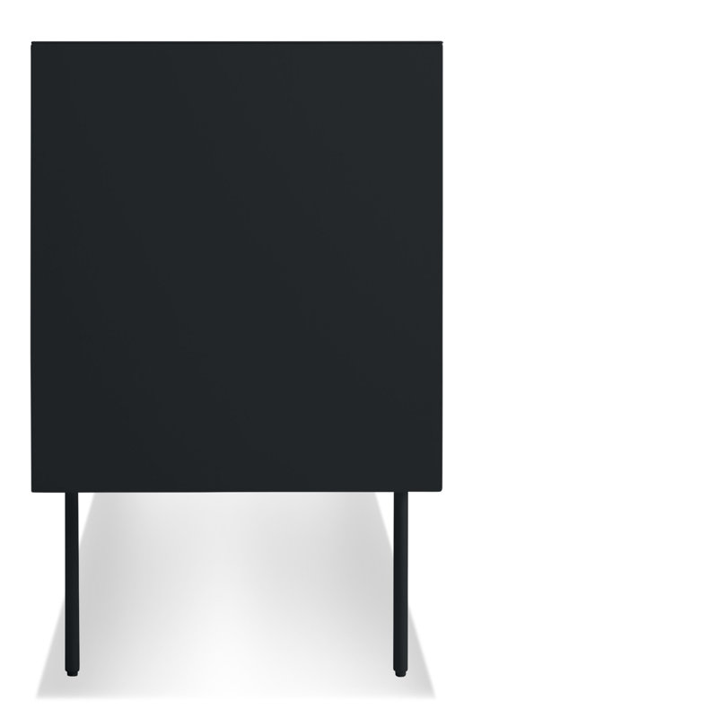 Clad 4 - Drawer Dresser, Oblivion/Walnut