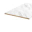 Plateau en stratifié en marbre blanc 48 po x 25 po-129787089-129787093-129787094