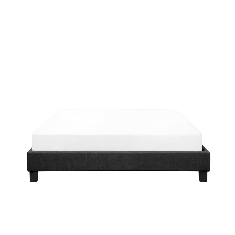 Kirkham Upholstered Bed, European Kingsize (160 x 200cm), Grey