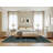 Machine Washable Abstract Green Area Rug-212037474