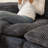 Wide Corduroy Sponge Compression Sofa Modular 4-Seater Cloud Boneless Sofa With No Assembly Required-1498696822
