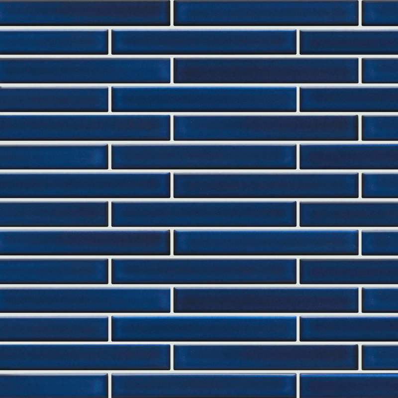 Regala™ 12" x 12" Porcelain Brick Joint Mosaic Wall Tile, Token