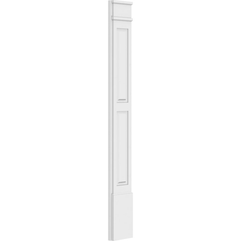 Pilastre en PVC TruCraft, 9", 120 po, Base et chapiteau décoratifs
