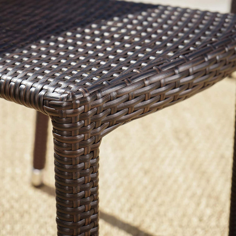 Fauteuil en rotin Larache Alum, Brun multi