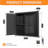 Wall Mounted Metal Storage Cabinet with 2 Locking Doors and 1 adjustable Shelf-1956269838