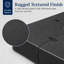  Base en porte-à-faux d'extérieur robuste avec roulettes, verrous, capacité remplissable de 330 lb - Noir-387003253